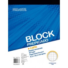 BLOCK PREPICADO CARTA 80HJ 7MM PROARTE