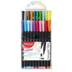 FINELINERS 20 COLORES MAPED